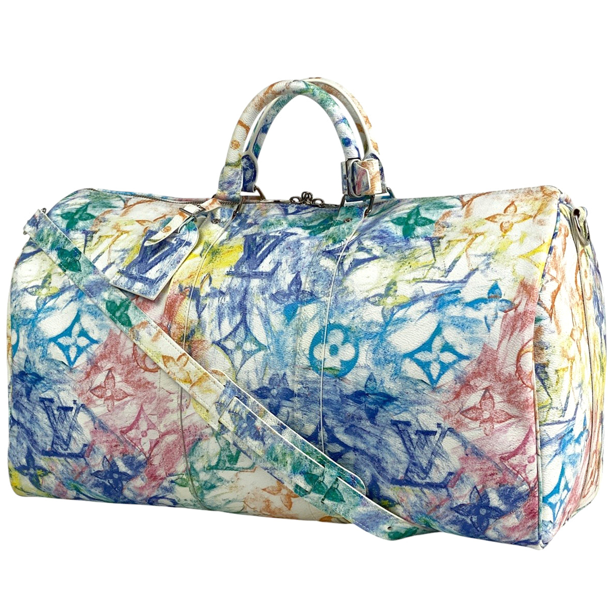 バイセル公式】ルイ・ヴィトン キーポル バンドリエール 50 モノグラム