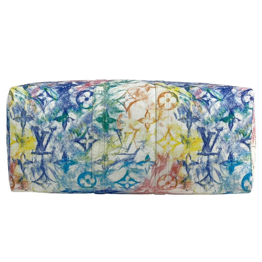 ルイ・ヴィトン キーポル バンドリエール 50 モノグラム パステルカラーズ 2WAY ショルダーバッグ ボストンバッグ モノグラム ホワイト M57486 レディース 【中古】brbag