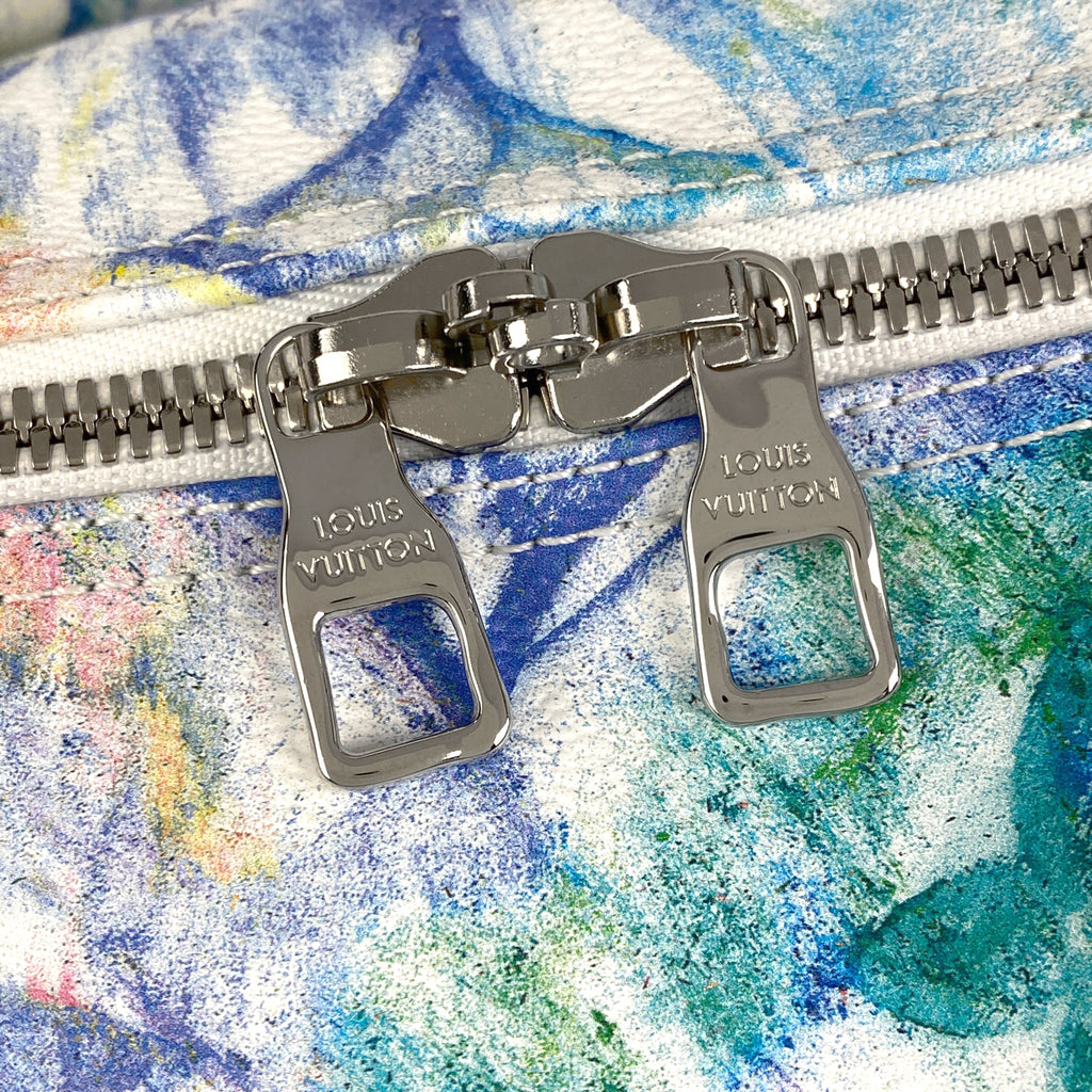 ルイ・ヴィトン キーポル バンドリエール 50 モノグラム パステルカラーズ 2WAY ショルダーバッグ ボストンバッグ モノグラム ホワイト M57486 レディース 【中古】brbag