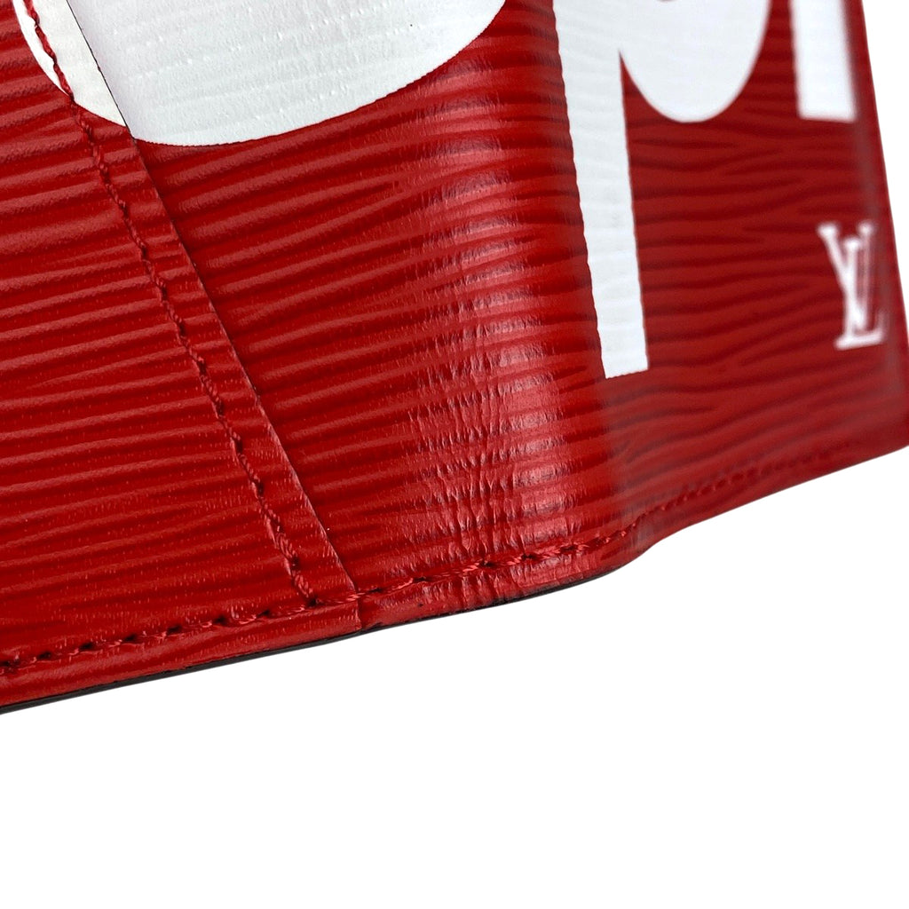 ルイ・ヴィトン オーガナイザー ドゥ ポッシュ シュプリーム Supreme コラボ カードケース エピ レッド M67714 メンズ 【中古】brbag