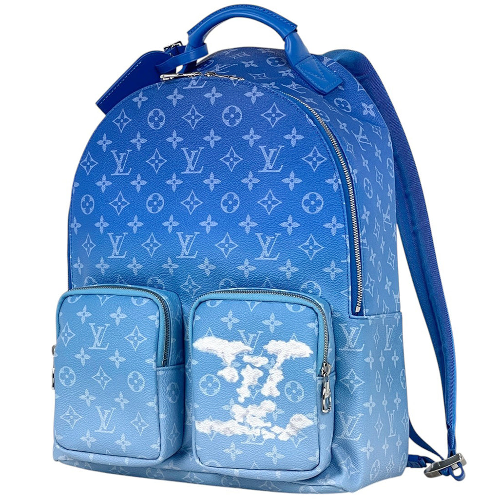 ルイ・ヴィトン バックパック マルチポケット モノグラム グラウス グラデーション リュック モノグラム ブルー M45441 レディース 【中古】brbag