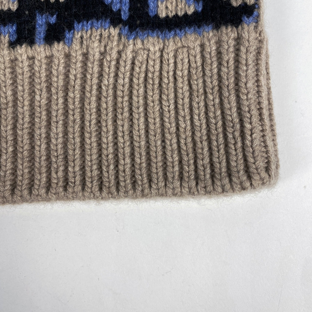 クリスチャンディオール カクタス ジャック ニットベスト トラヴィス スコット セーター トップス ベスト カシミヤ ベージュ ブラック メンズ 【中古】brapp