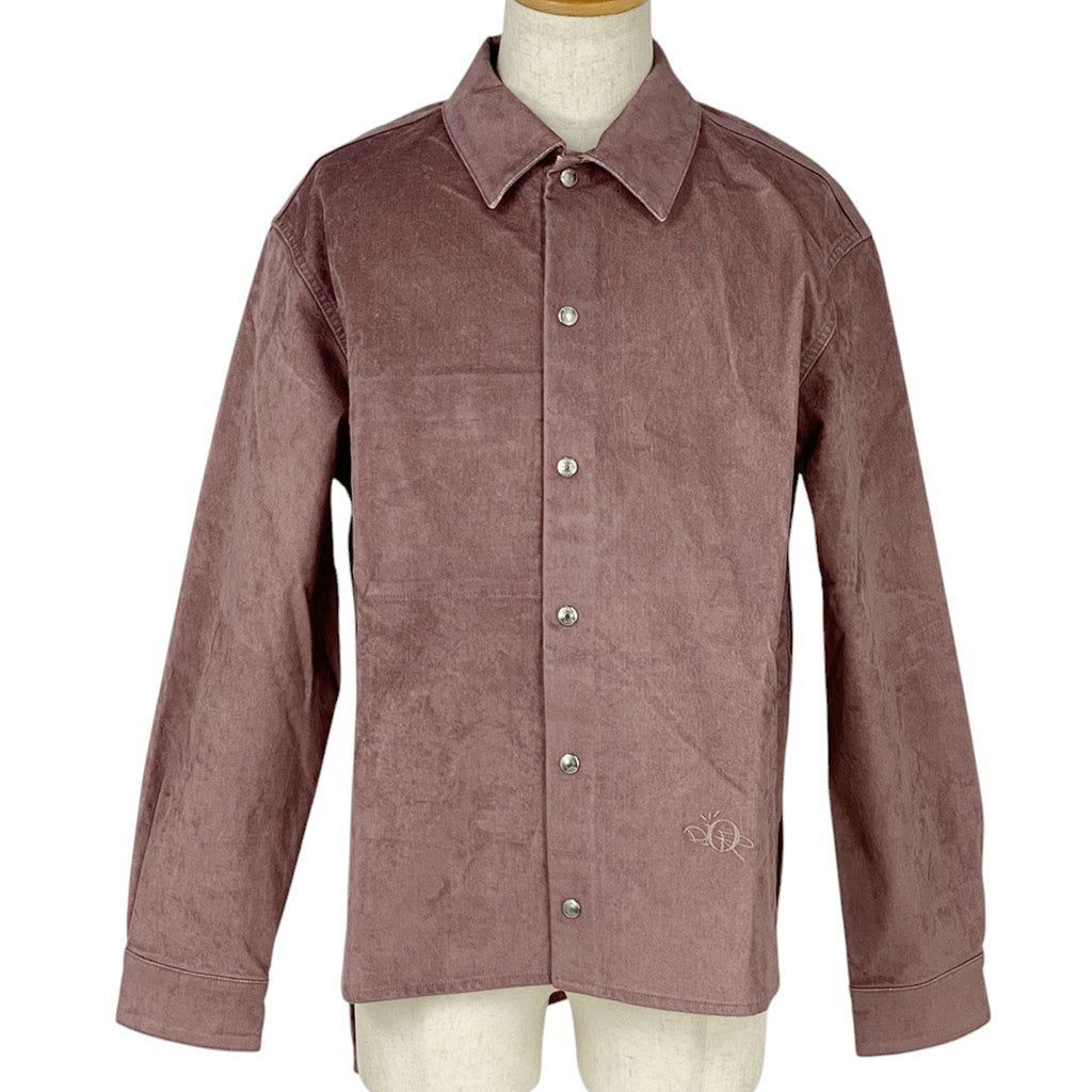 クリスチャンディオール カクタスジャック シャツジャケット ブルゾン ロゴ トラヴィス スコット オーバーサイズ トップス 長袖シャツ コットン ポリウレタン パープル メンズ 【中古】brapp