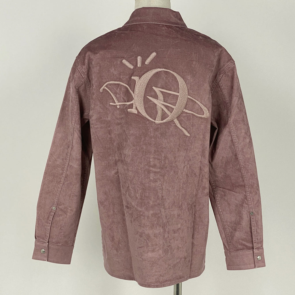 クリスチャンディオール カクタスジャック シャツジャケット ブルゾン ロゴ トラヴィス スコット オーバーサイズ トップス 長袖シャツ コットン ポリウレタン パープル メンズ 【中古】brapp