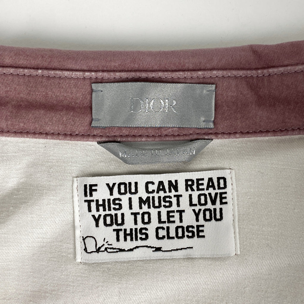 クリスチャンディオール カクタスジャック シャツジャケット ブルゾン ロゴ トラヴィス スコット オーバーサイズ トップス 長袖シャツ コットン ポリウレタン パープル メンズ 【中古】brapp