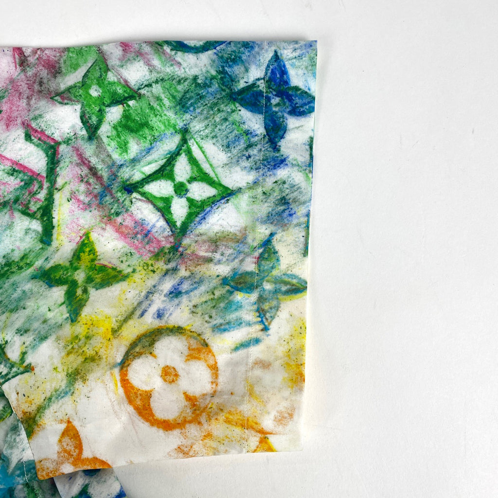 ルイ・ヴィトン パステル モノグラム 半袖シャツ ロゴ LV トップス 半袖シャツ コットン グリーン マルチカラー メンズ 【中古】brapp