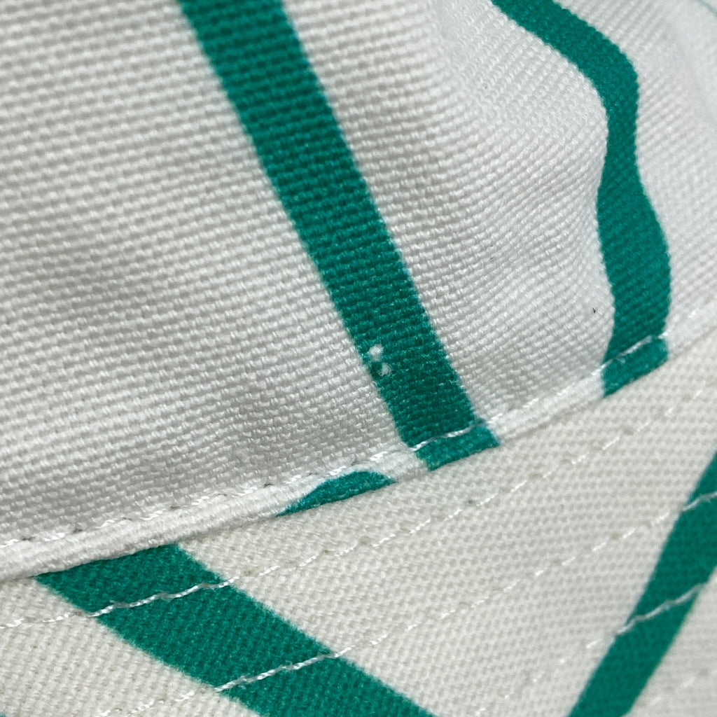 クリスチャンディオール ロゴ バケットハット ショーン ステューシー Stussy 帽子 ハット コットン グリーン ホワイト レディース 【中古】brapp