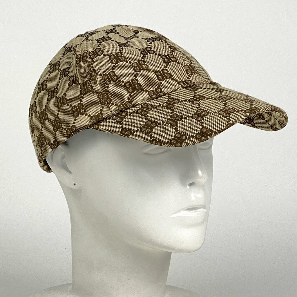 バレンシアガ The Hacker Cap ハッカープロジェクト グッチ 帽子 キャップ ポリエステル ナイロン コットン ベージュ レディース 【中古】brapp