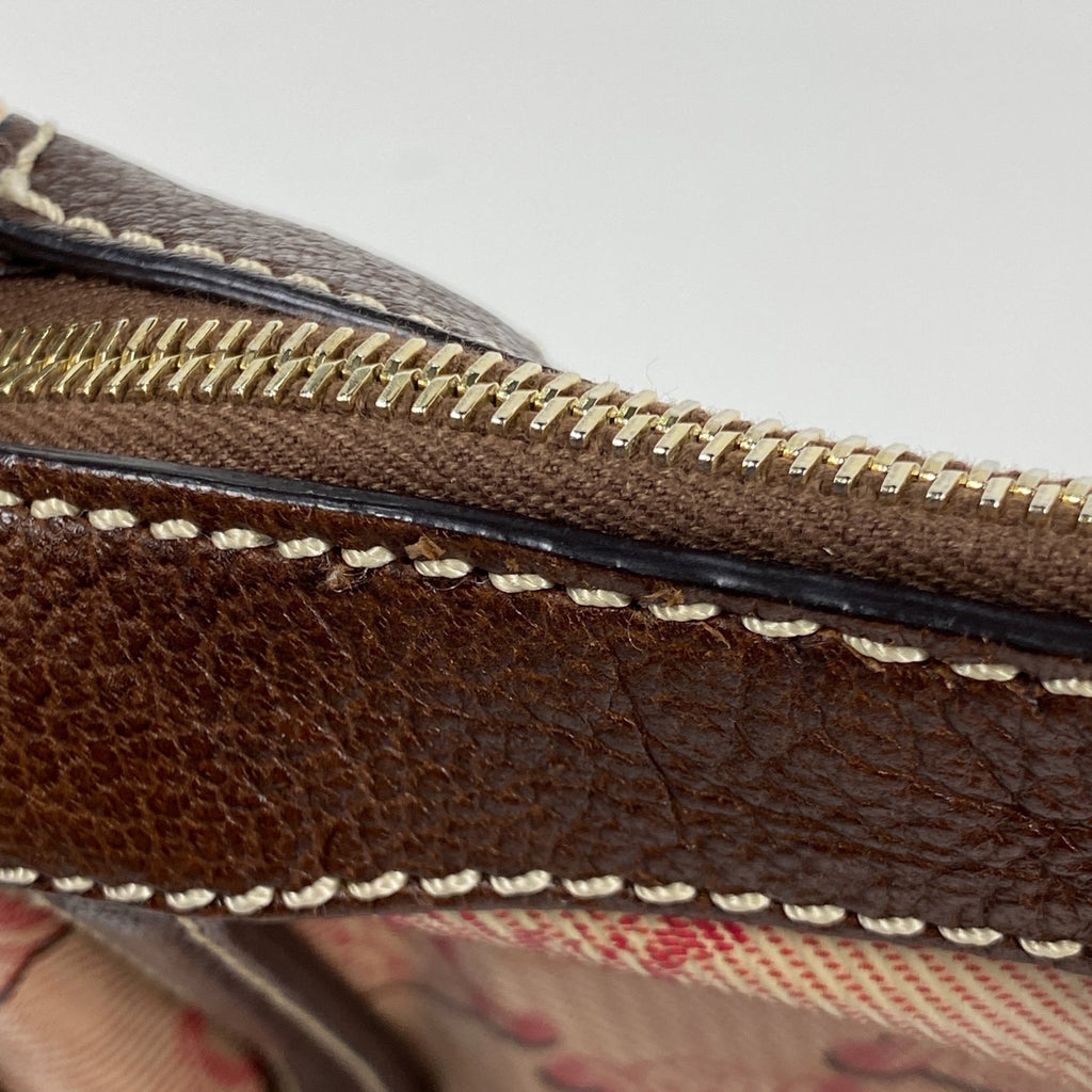 セリーヌ トリオンフ ショルダーバッグ 斜め掛け ロゴ ショルダーバッグ コーティングキャンバス ブラウン レッド レディース 【中古】brbag