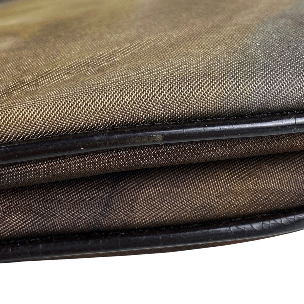 クリスチャンディオール サドルバッグ ハンドバッグ ワンショルダー ショルダーバッグ ナイロン ブラウン レディース 【中古】brbag