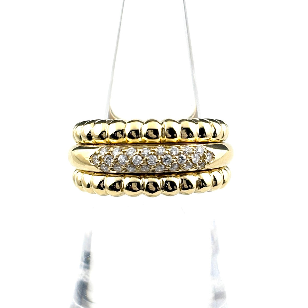 ピアジェ ポセション リング YG イエローゴールド 指輪 メレダイヤ リング 11.5号 K18 ダイヤモンド レディース 【中古】brjwl