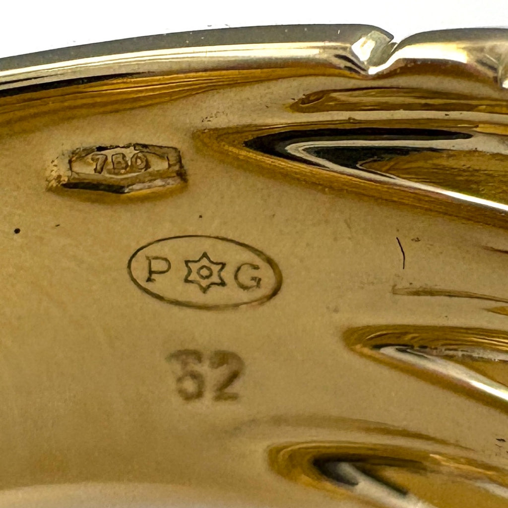 ピアジェ ポセション リング YG イエローゴールド 指輪 メレダイヤ リング 11.5号 K18 ダイヤモンド レディース 【中古】brjwl