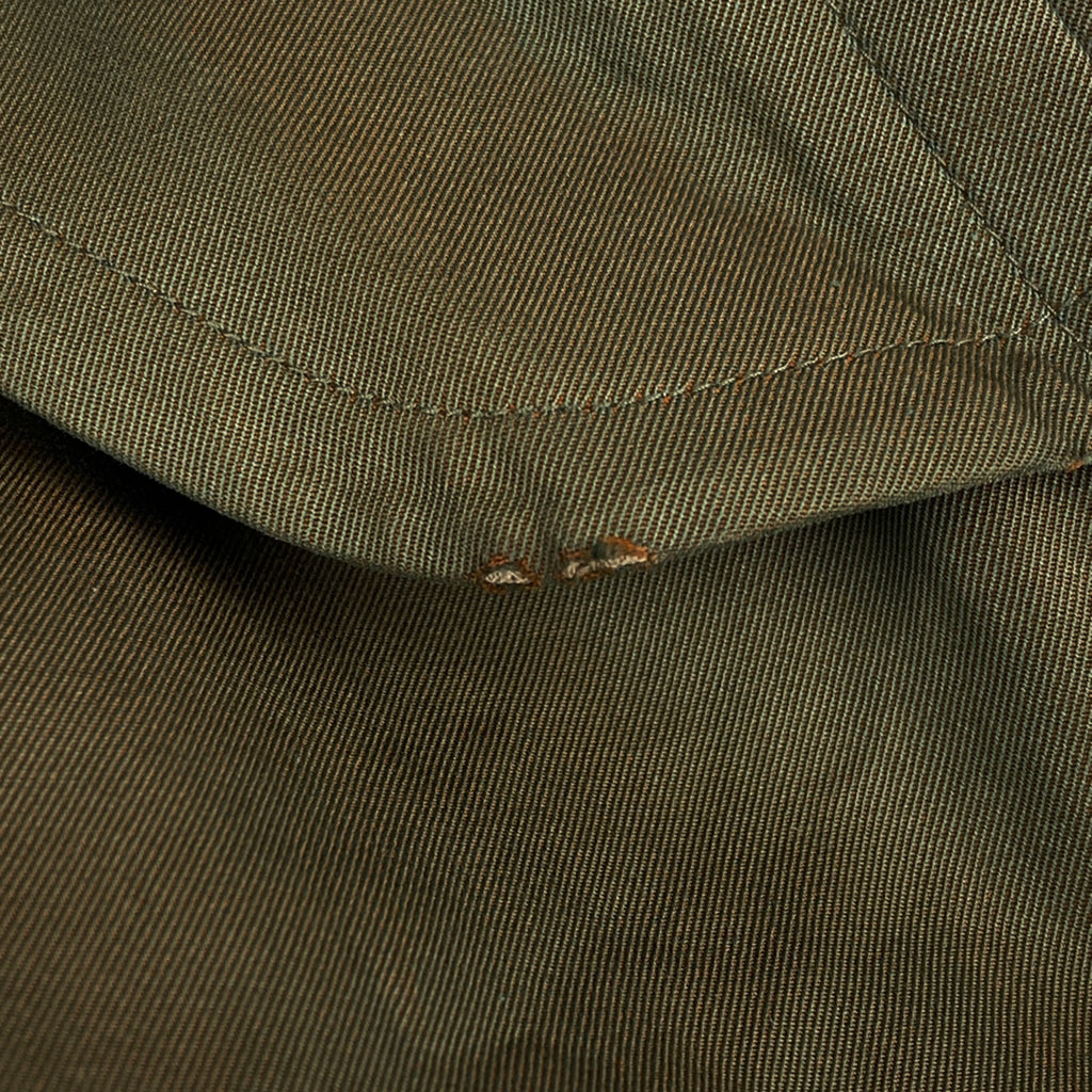 バーバリーズ トレンチコート 裏チェック コート トレンチコート コットン グリーン メンズ 【中古】brapp