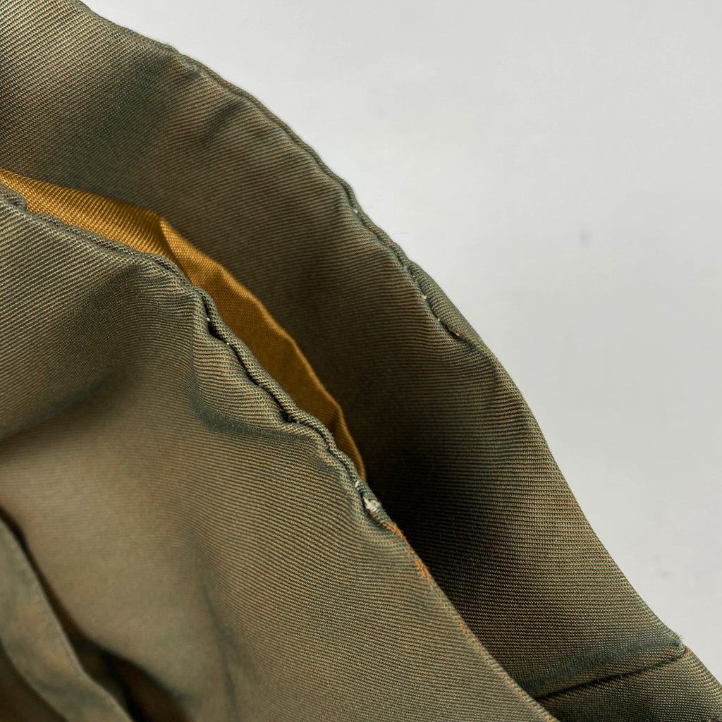 バーバリーズ トレンチコート 裏チェック コート トレンチコート コットン グリーン メンズ 【中古】brapp