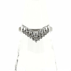 メレダイヤ デザインリング プラチナ 指輪 リング 12号 Pt900 ダイヤモンド レディース ノンブランドジュエリー 【中古】nbjwl