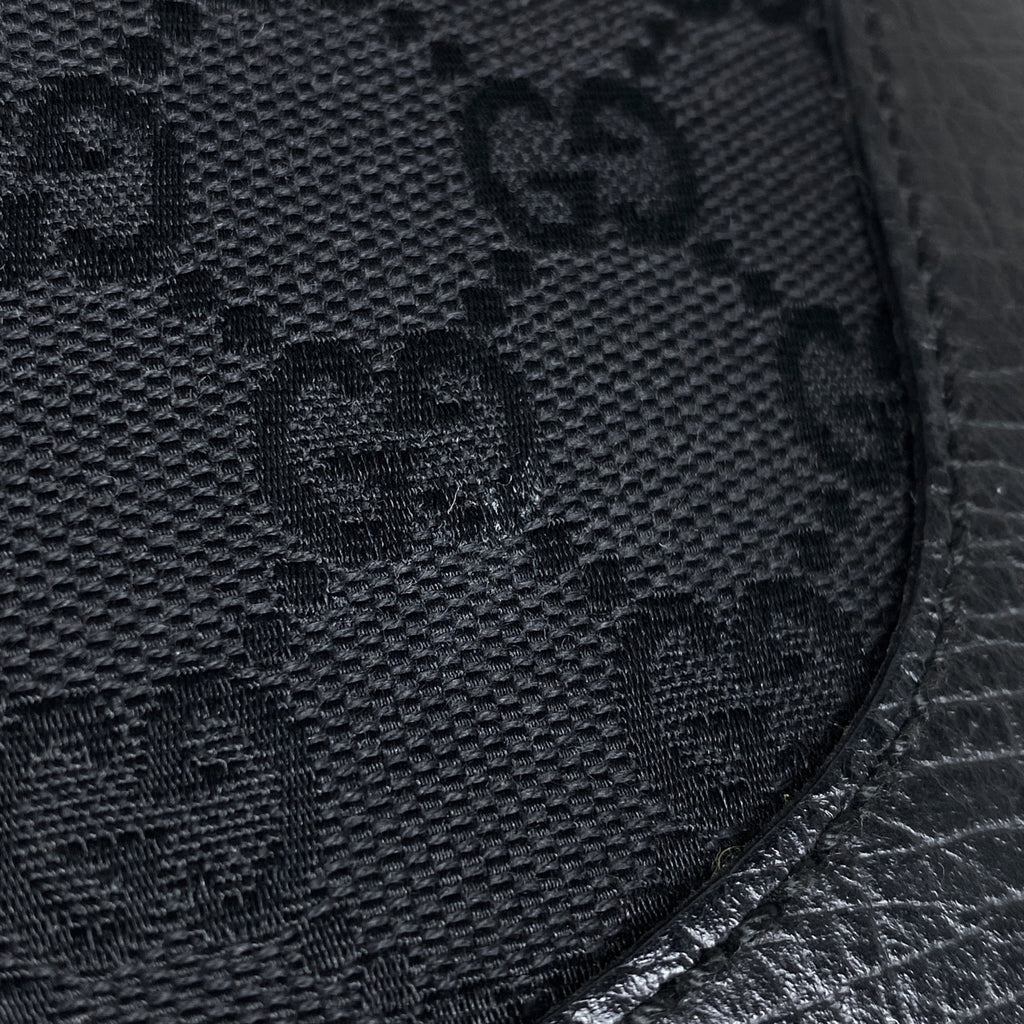 グッチ ジャッキーライン ショルダーバッグ GG柄 ハンドバッグ ワンショルダー ショルダーバッグ GGキャンバス ブラック 00963 レディース 【中古】brbag