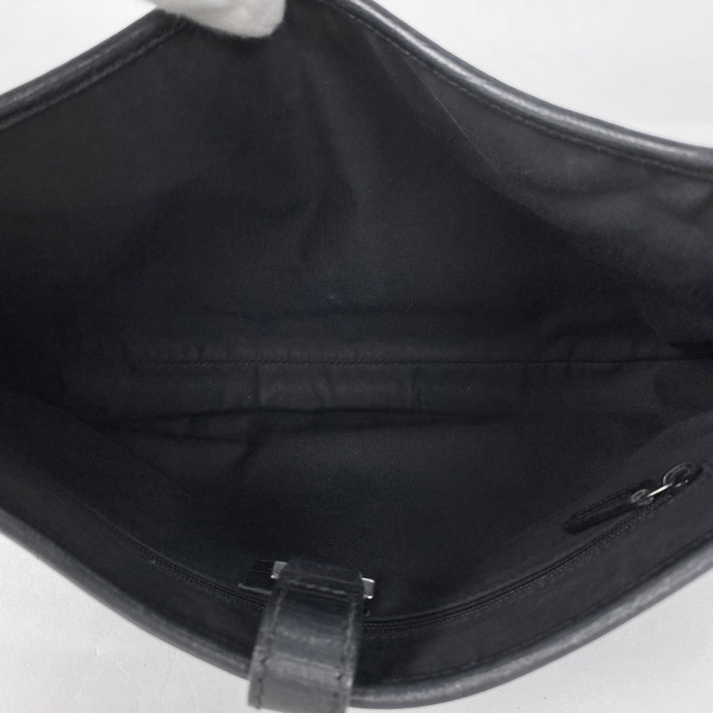 グッチ ジャッキーライン ショルダーバッグ GG柄 ハンドバッグ ワンショルダー ショルダーバッグ GGキャンバス ブラック 00963 レディース 【中古】brbag