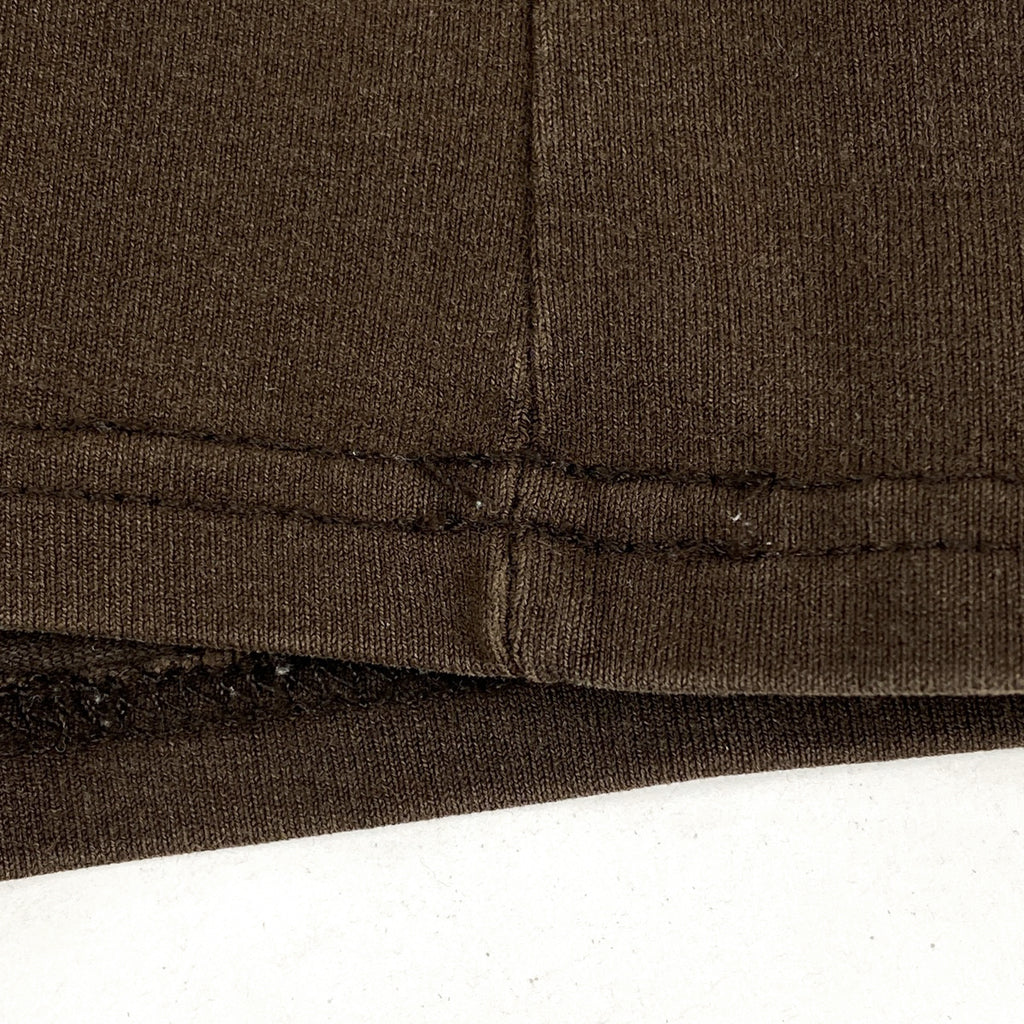 プラダ クルーネック ロングスリーブ Tシャツ カットソー メンズ トップス カットソー 綿 ブラウン レディース 【中古】brapp