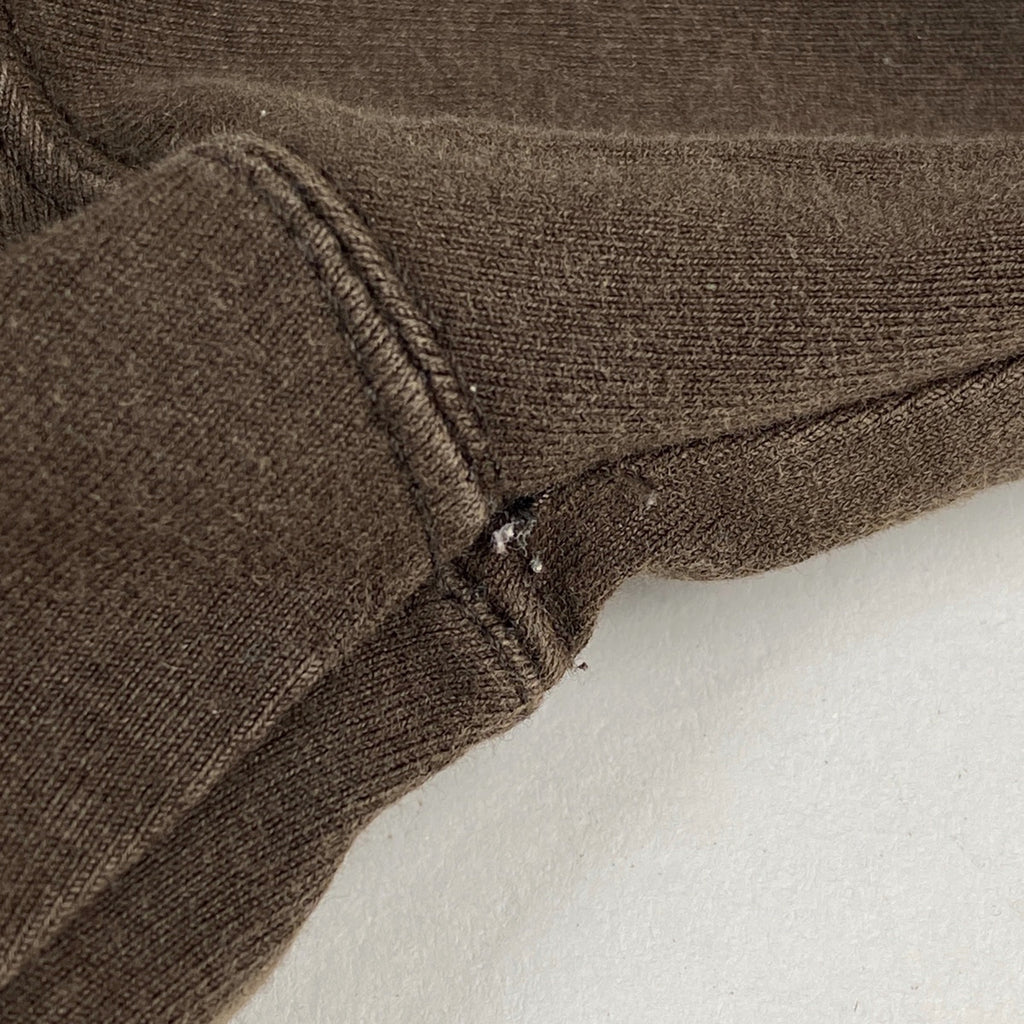 プラダ クルーネック ロングスリーブ Tシャツ カットソー メンズ トップス カットソー 綿 ブラウン レディース 【中古】brapp