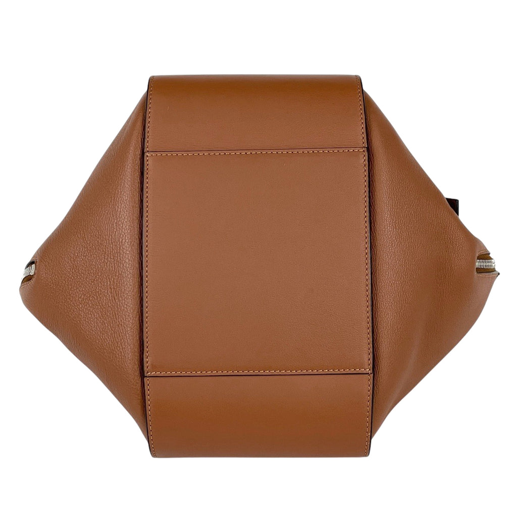 ロエベ ハンモック バッグ スモール アナグラム ハンドバッグ レザー ブラウン レディース 【中古】brbag