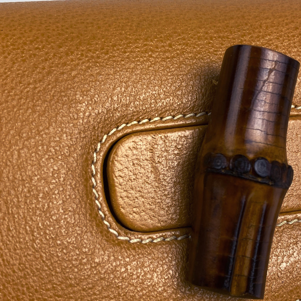 グッチ バンブー ハンドバッグ 2WAY ショルダーバッグ オールドグッチ 00019510633 ハンドバッグ レザー イエロー レディース 【中古】brbag