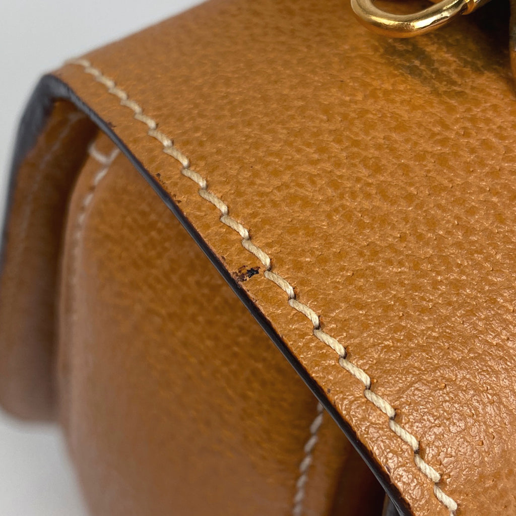 グッチ バンブー ハンドバッグ 2WAY ショルダーバッグ オールドグッチ 00019510633 ハンドバッグ レザー イエロー レディース 【中古】brbag