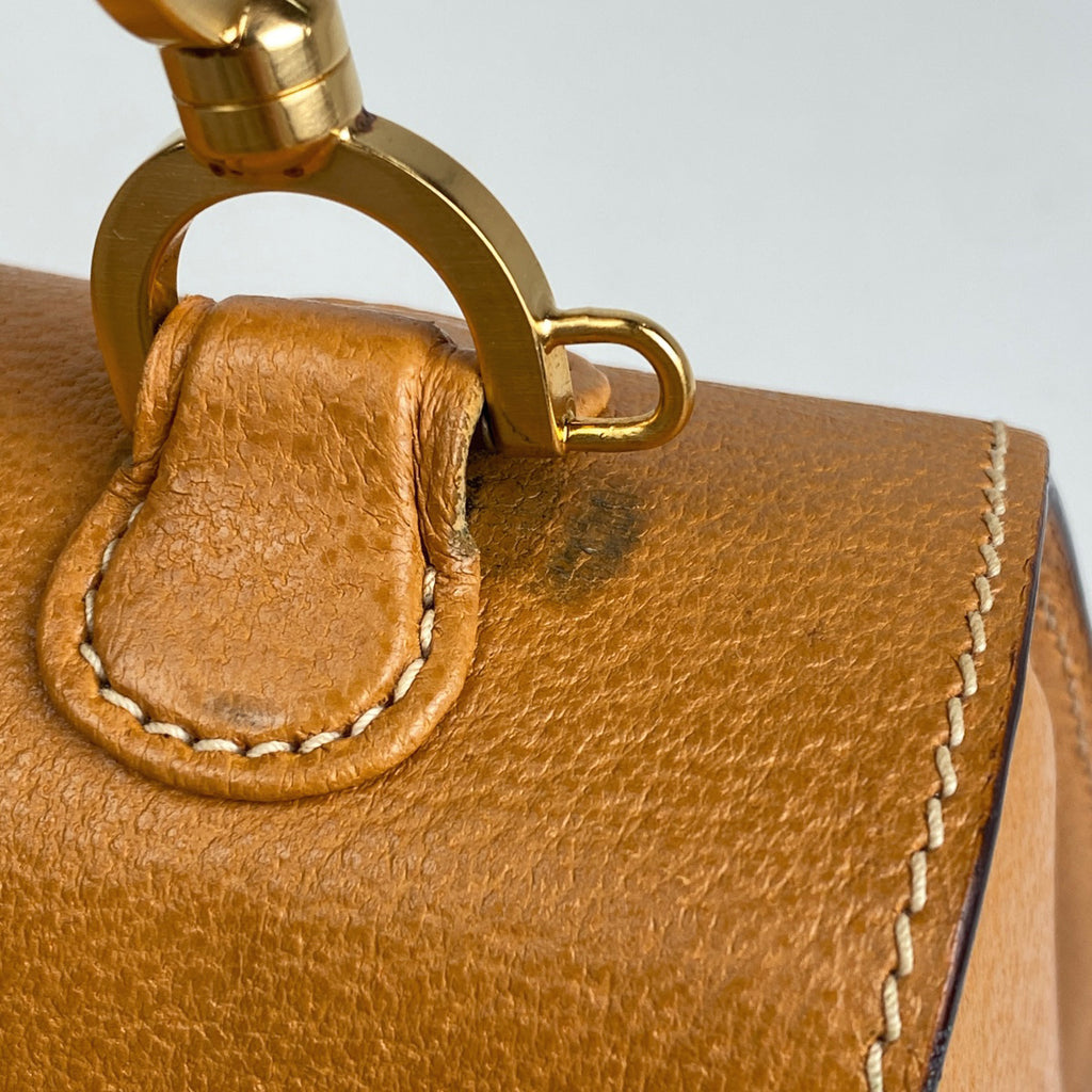 グッチ バンブー ハンドバッグ 2WAY ショルダーバッグ オールドグッチ 00019510633 ハンドバッグ レザー イエロー レディース 【中古】brbag