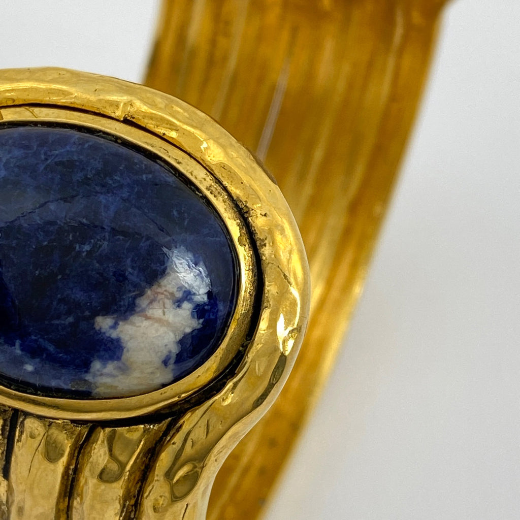 シャネル ココマーク バングル 腕輪 カラーストーン グリポア バングル GP ゴールド レディース 【中古】bracc