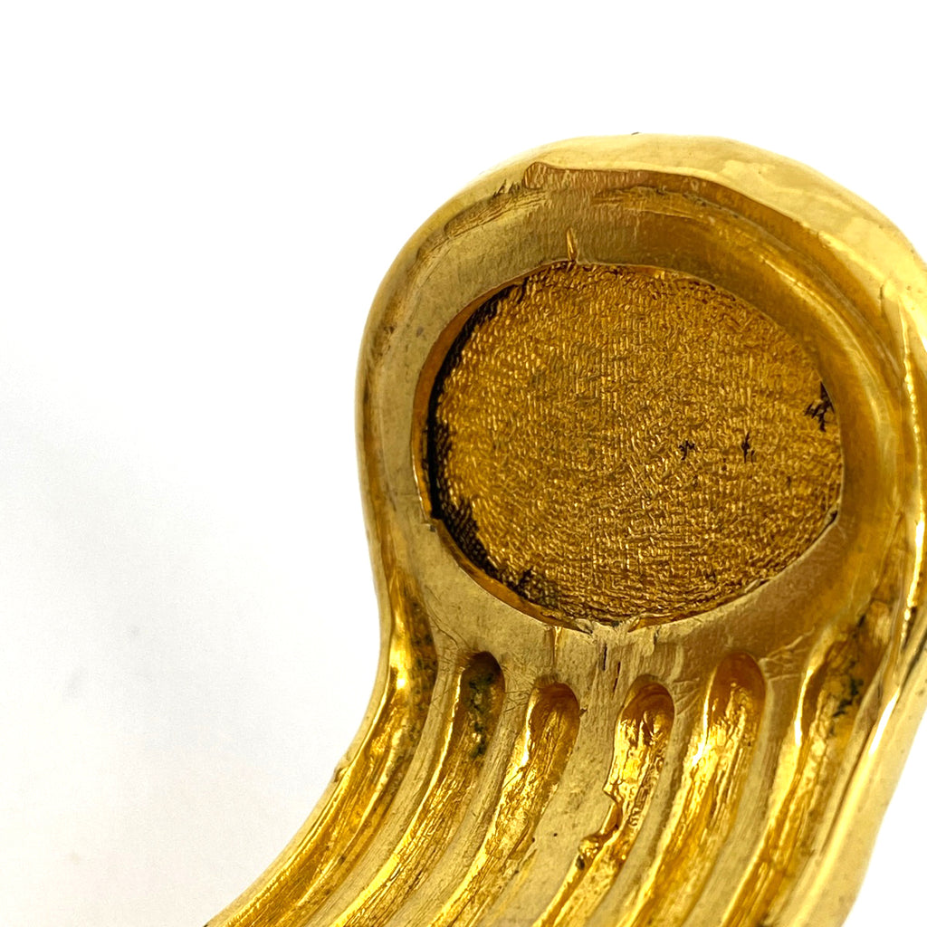 シャネル ココマーク バングル 腕輪 カラーストーン グリポア バングル GP ゴールド レディース 【中古】bracc