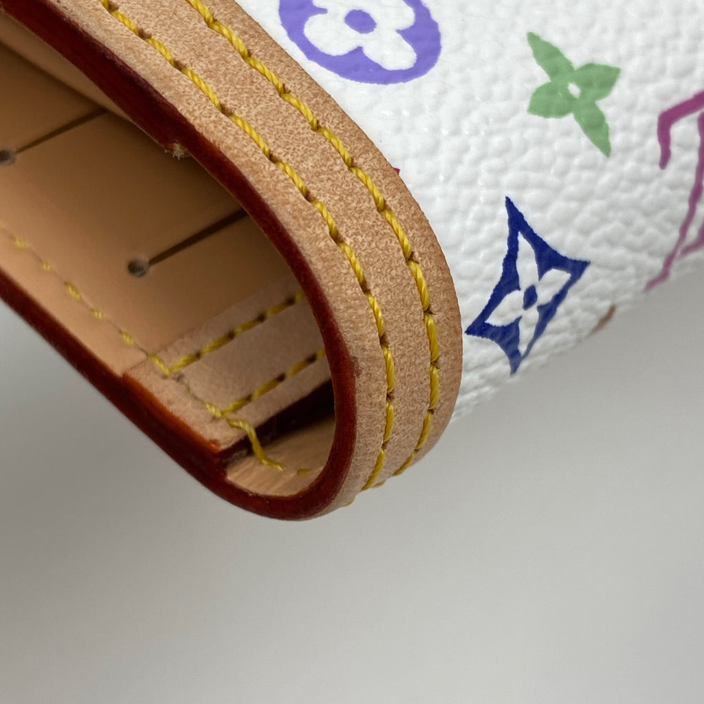 ルイ・ヴィトン ポルトフォイユ インターナショナル 札入れ 小銭入れ 長財布 モノグラムマルチカラー ブロン(ホワイト) M92659 レディース 【中古】brbag