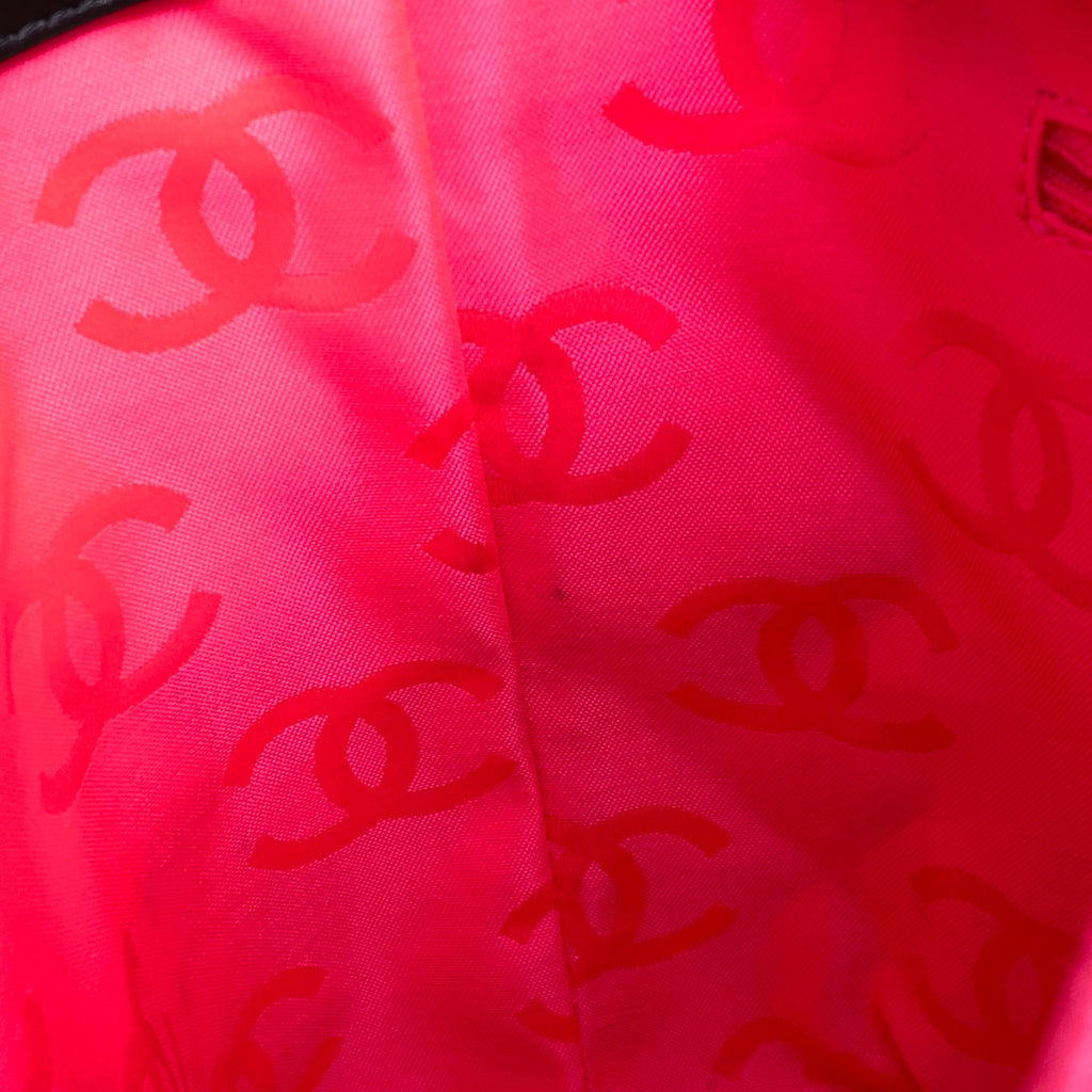 シャネル カンボンライン ミディアム トートバッグ ココマーク ハンドバッグ トートバッグ レザー ブラック A25167 レディース 【中古】brbag