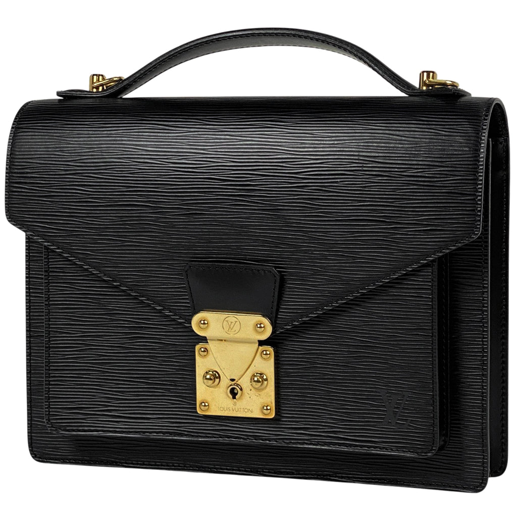 ルイ・ヴィトン モンソー 手提げ ハンドバッグ エピ ノワール(ブラック) M52122 レディース 【中古】brbag