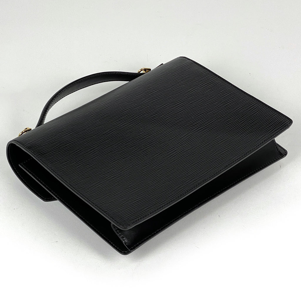 ルイ・ヴィトン モンソー 手提げ ハンドバッグ エピ ノワール(ブラック) M52122 レディース 【中古】brbag