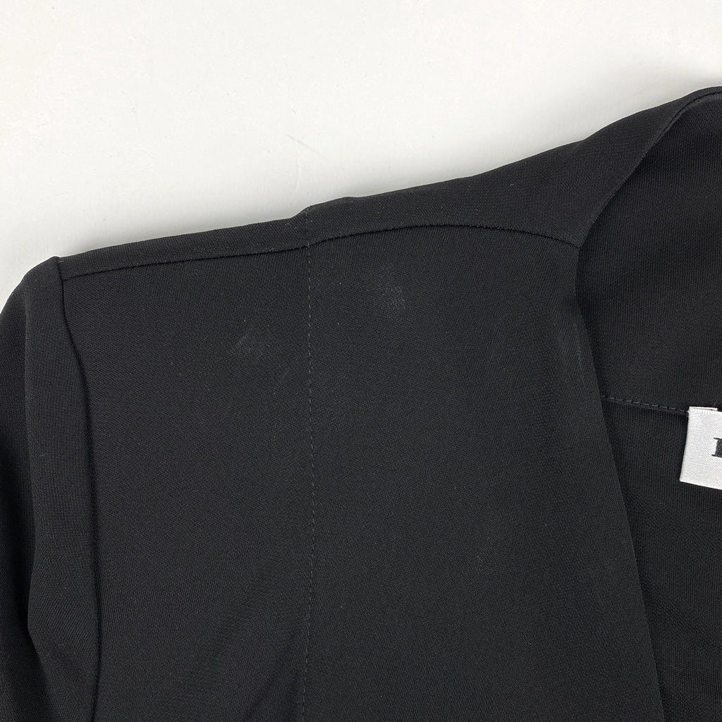 レオナール デザイン ロング カーディガン ボタンレス 花柄 トップス カーディガン レーヨン ポリエステル ブラック レディース 【中古】brapp