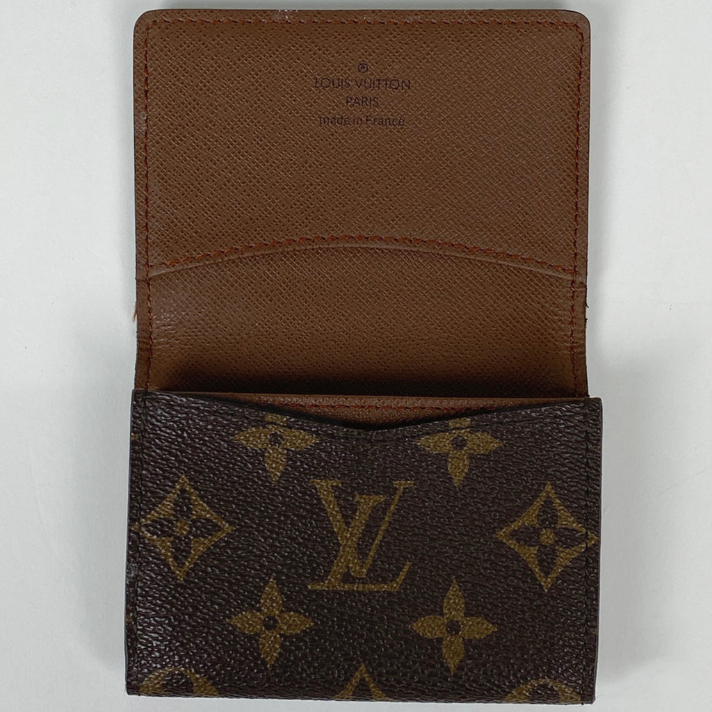 ルイ・ヴィトン アンヴェロップ カルト ドゥヴィジット カード入れ 名刺ケース カードケース モノグラム ブラウン M62920 レディース 【中古】brbag