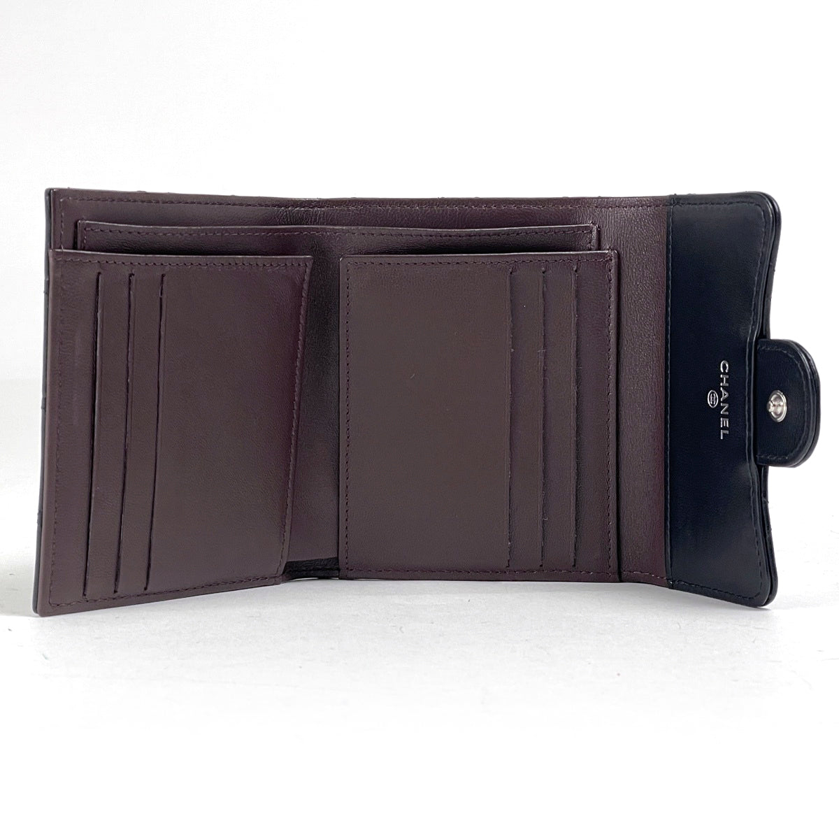 バイセル公式】シャネル ココマーク 三つ折り 財布 マトラッセ