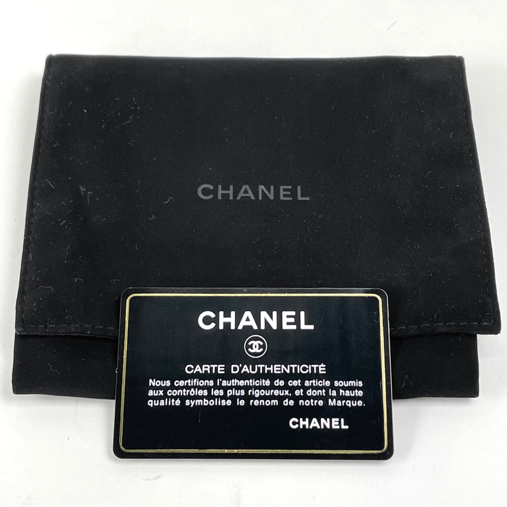 シャネル ココマーク 三つ折り 財布 マトラッセ クラシック スモール フラップ ウォレット 三つ折り財布 レザー ブラック レディース ブランドバッグ・小物 【中古】brbag