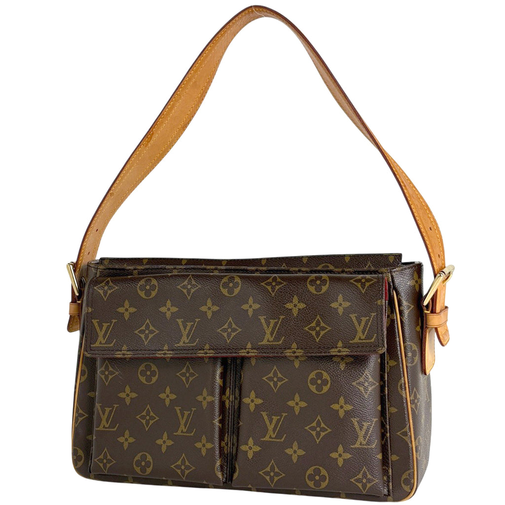 ルイ・ヴィトン ヴィバ シテ GM ワンショルダー 肩掛け ショルダーバッグ モノグラム ブラウン M51163 レディース 【中古】brbag