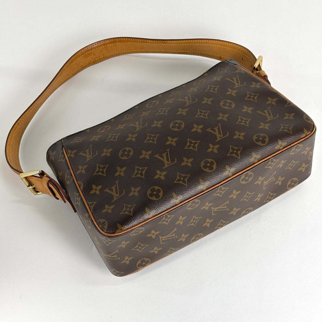 ルイ・ヴィトン ヴィバ シテ GM ワンショルダー 肩掛け ショルダーバッグ モノグラム ブラウン M51163 レディース 【中古】brbag
