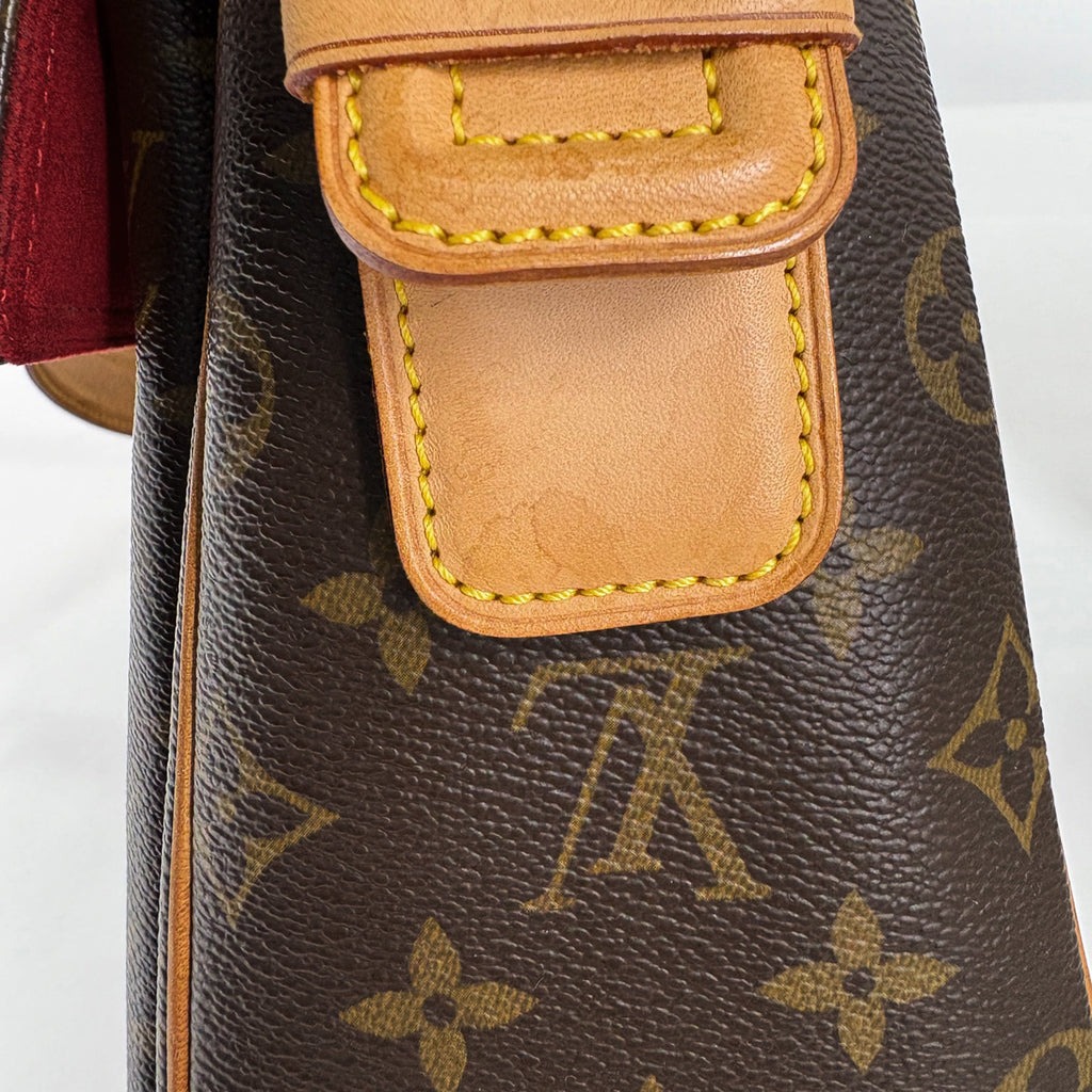 ルイ・ヴィトン ヴィバ シテ GM ワンショルダー 肩掛け ショルダーバッグ モノグラム ブラウン M51163 レディース 【中古】brbag