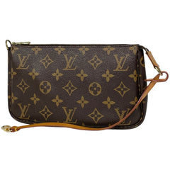 ルイ・ヴィトン ポシェット アクセソワール メイク コスメ アクセサリーポーチ モノグラム ブラウン M51980 レディース 【中古】brbag