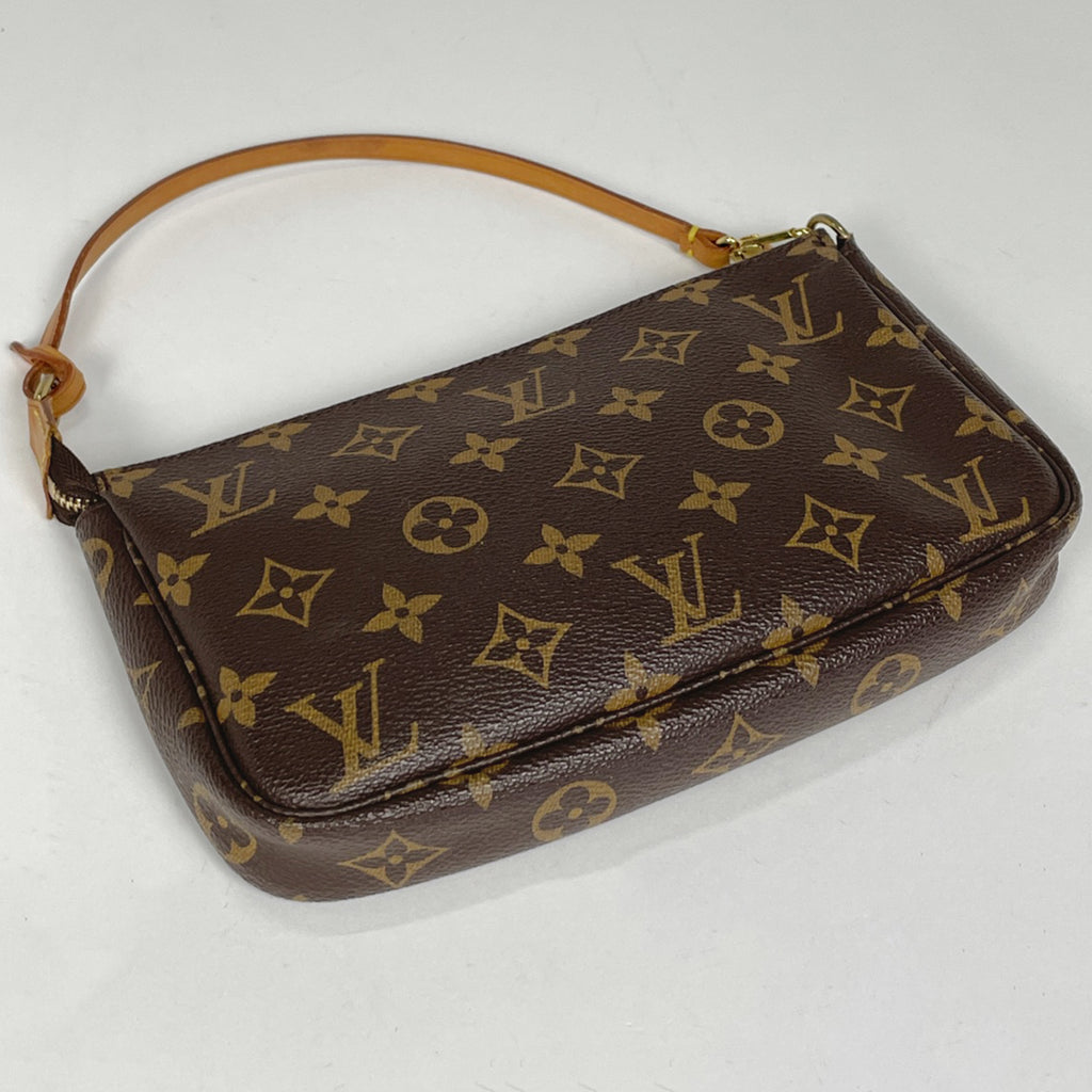ルイ・ヴィトン ポシェット アクセソワール メイク コスメ アクセサリーポーチ モノグラム ブラウン M51980 レディース 【中古】brbag