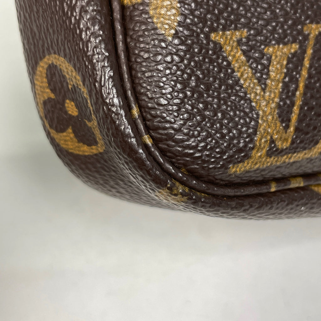 ルイ・ヴィトン ポシェット アクセソワール メイク コスメ アクセサリーポーチ モノグラム ブラウン M51980 レディース 【中古】brbag