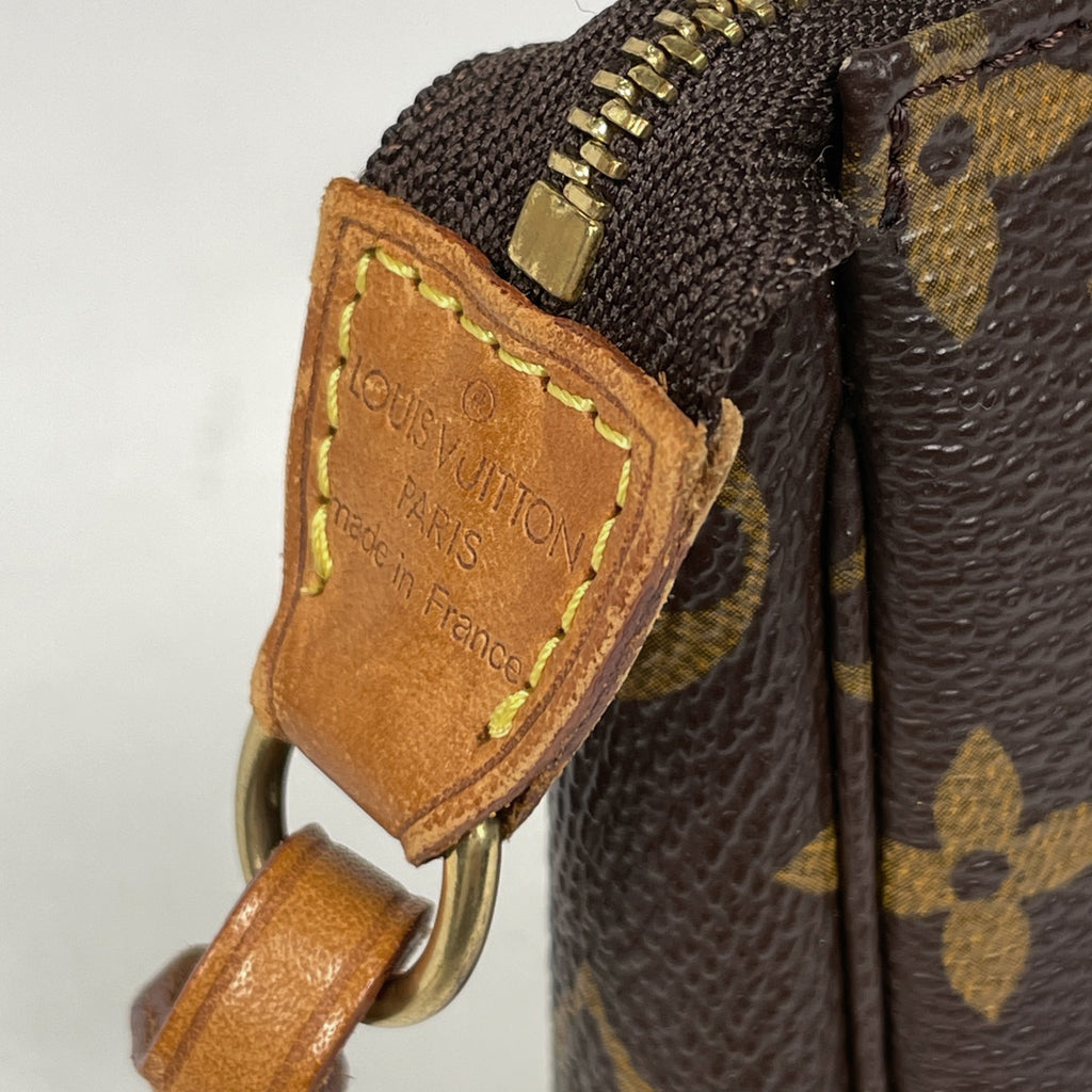 ルイ・ヴィトン ポシェット アクセソワール メイク コスメ アクセサリーポーチ モノグラム ブラウン M51980 レディース 【中古】brbag