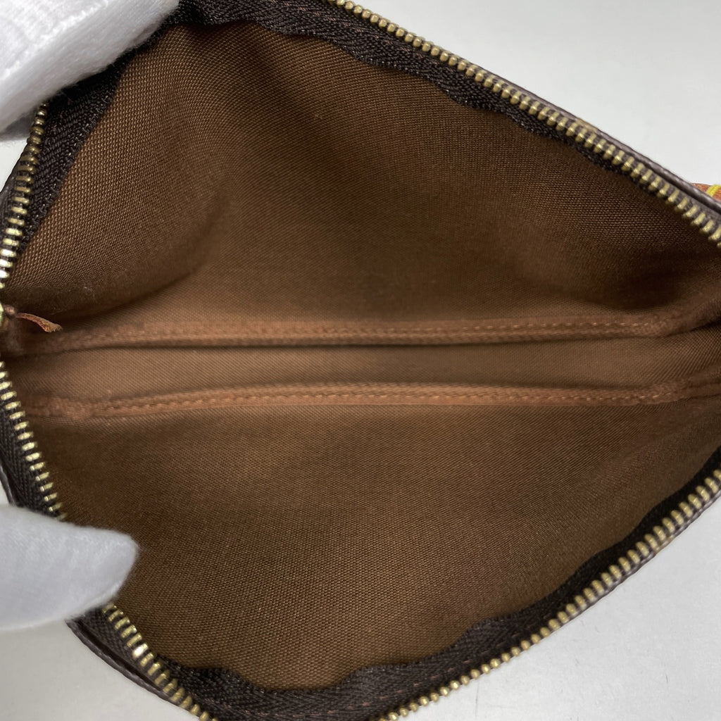 ルイ・ヴィトン ポシェット アクセソワール メイク コスメ アクセサリーポーチ モノグラム ブラウン M51980 レディース 【中古】brbag