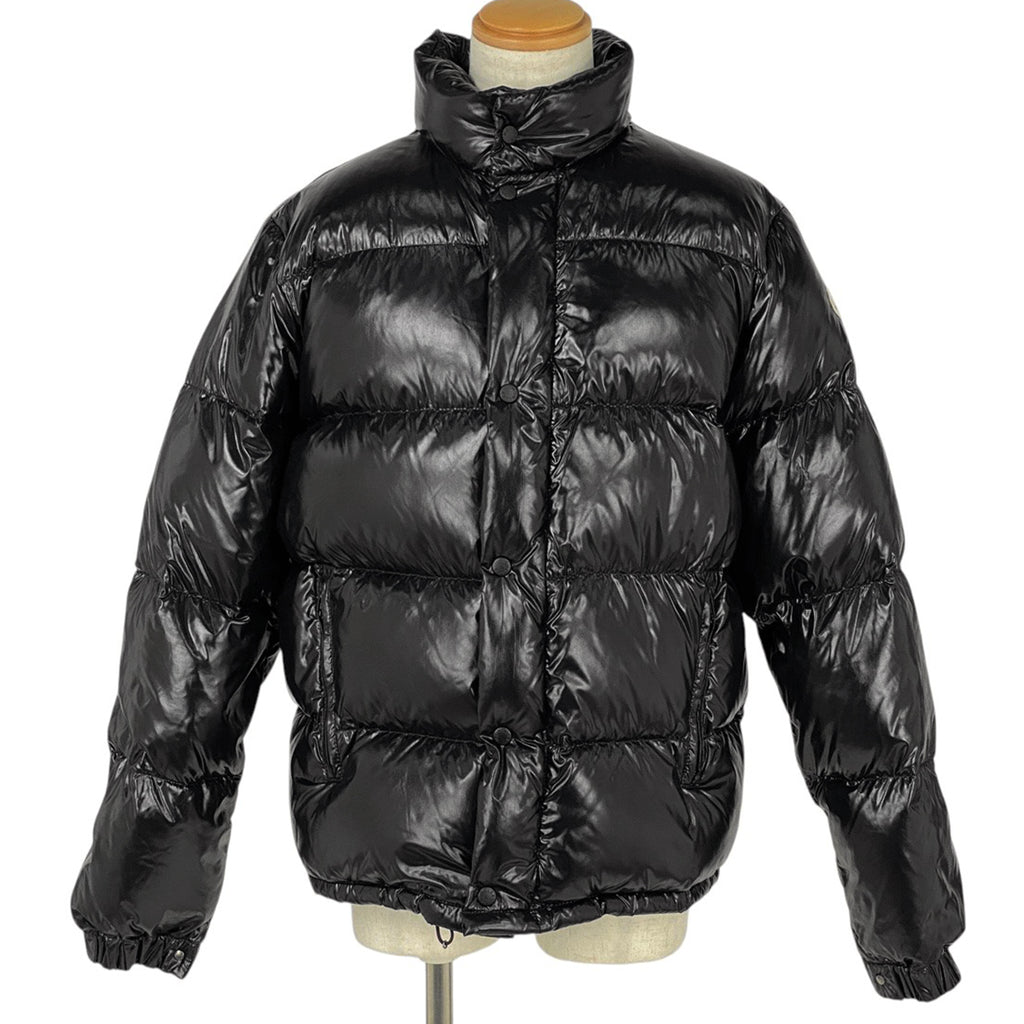 モンクレール ロゴ ダウンジャケット 防寒 アウター ダウンジャケット ブラック メンズ 【中古】brapp