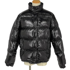 モンクレール ロゴ ダウンジャケット 防寒 アウター ダウンジャケット ブラック メンズ 【中古】brapp