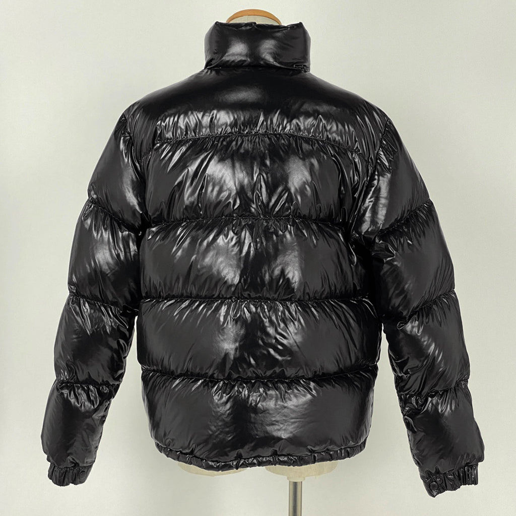 モンクレール ロゴ ダウンジャケット 防寒 アウター ダウンジャケット ブラック メンズ 【中古】brapp