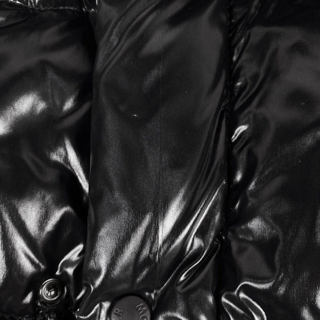 モンクレール ロゴ ダウンジャケット 防寒 アウター ダウンジャケット ブラック メンズ 【中古】brapp