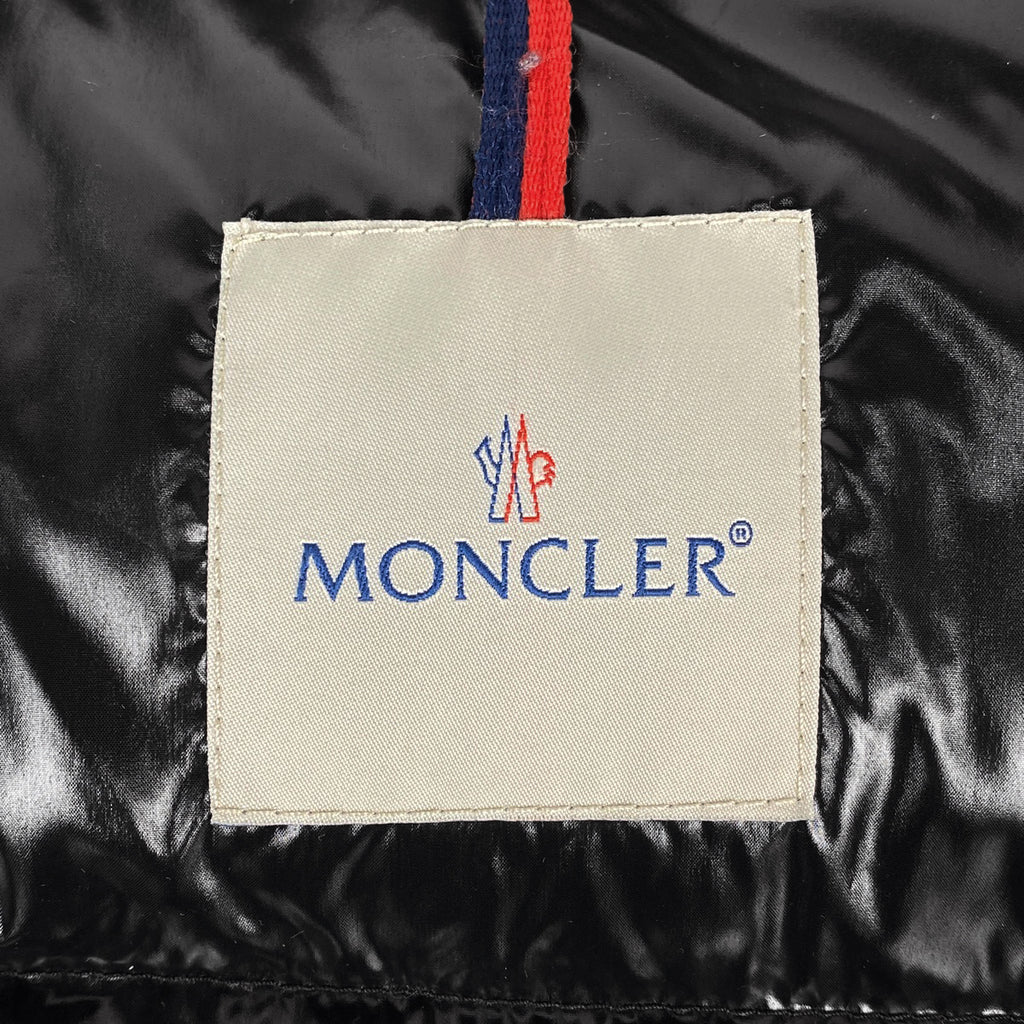 モンクレール ロゴ ダウンジャケット 防寒 アウター ダウンジャケット ブラック メンズ 【中古】brapp